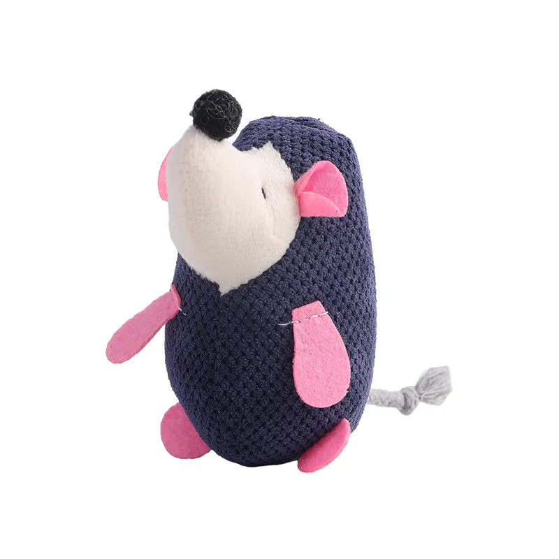 Cute Plush Squeaky Hedgehog Dog Toy