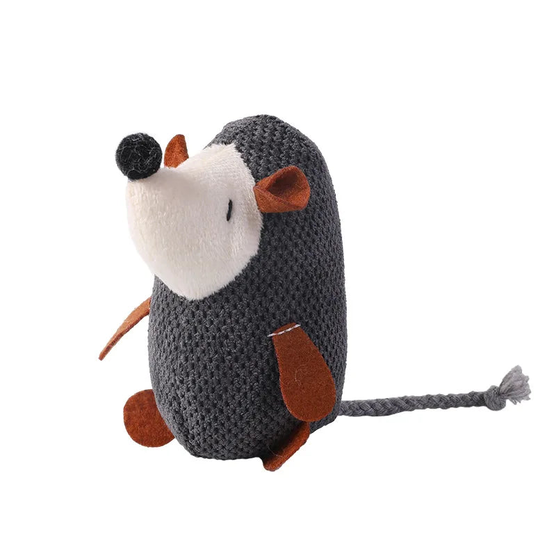 Cute Plush Squeaky Hedgehog Dog Toy