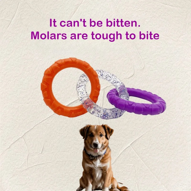 Interactive Dog Pull Rings Toy