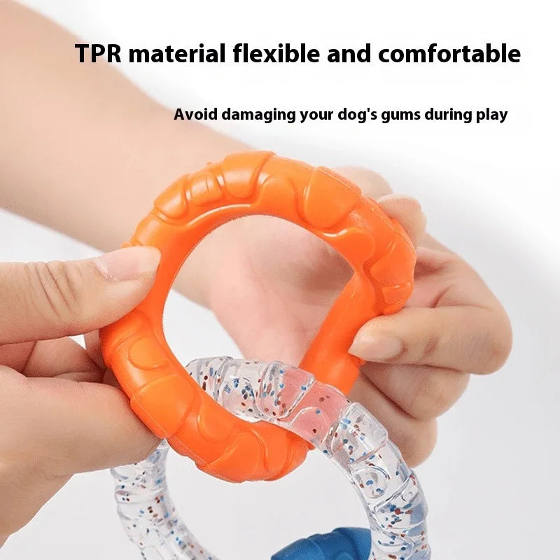 Interactive Dog Pull Rings Toy