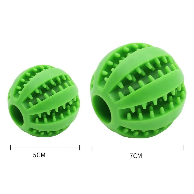 Interactive Dog Treat Dispensing Ball Toy