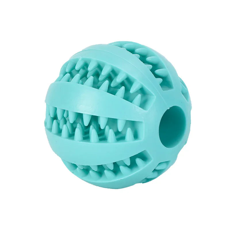 Interactive Dog Treat Dispensing Ball Toy