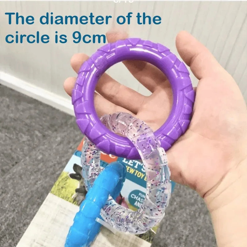 Interactive Dog Pull Rings Toy