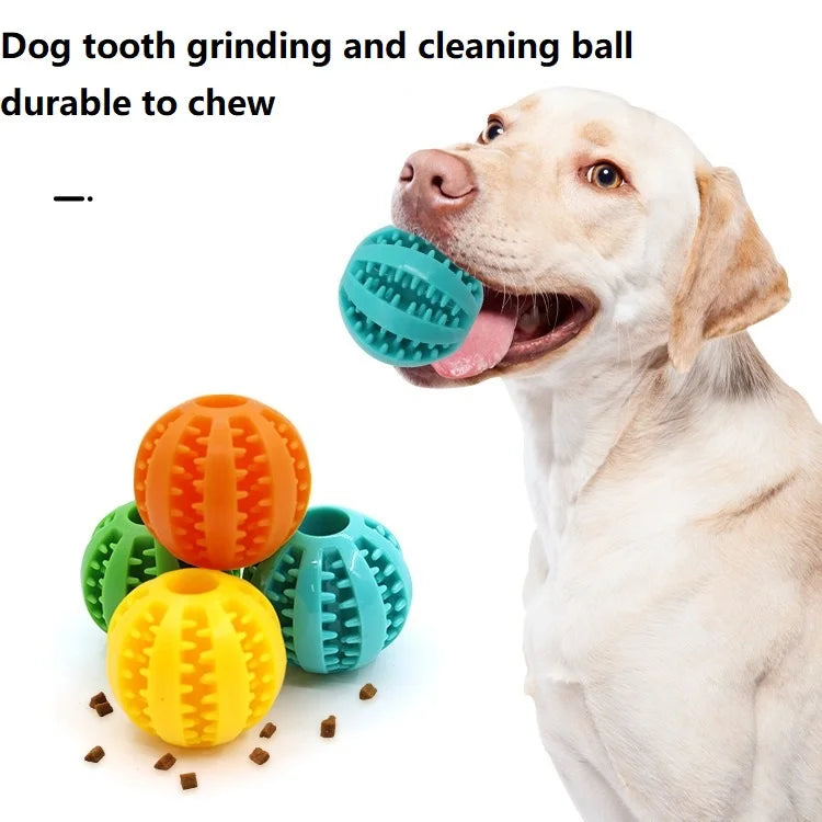 Interactive Dog Treat Dispensing Ball Toy